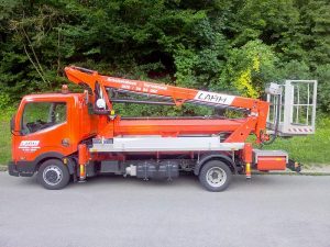 Bühne 20/9 3,5 t Seitenansicht