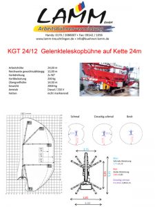 Kettenbühne Lamm KGT 24 12 Datenblatt