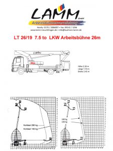 Lamm LKW-Bühne 26/19 7,5 t Datenblatt