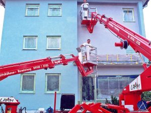 Fassadenarbeiten im Außenbereich